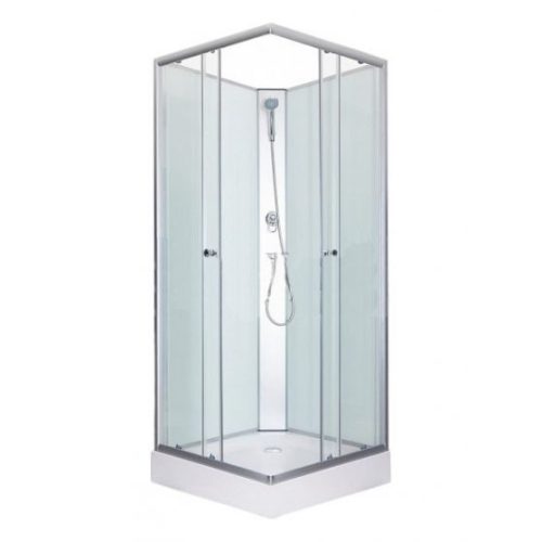 Harbor 90x90 cm hátfalas szögletes zuhanykabin zuhanyszettel zuhanytálcával