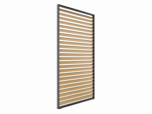 LUXE Lamellás oldalpanel (N) 90x218cm 3 m-ig fa