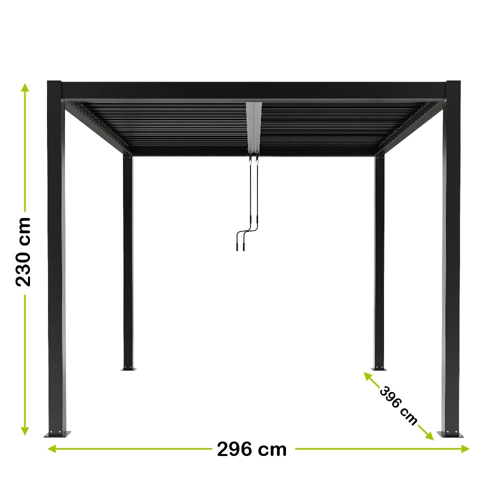 Luxe alum nium pergola 3x4 Gemini Duo Gemini Duo