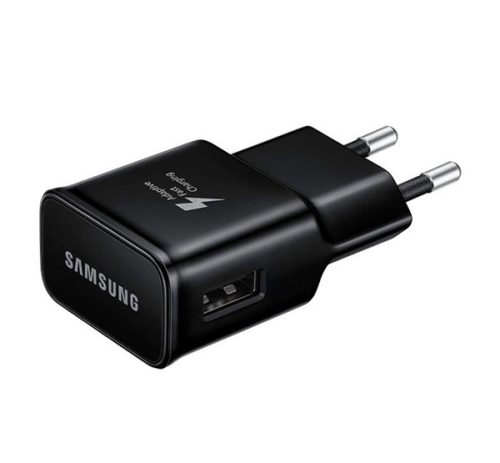 SAMSUNG hálózati töltő USB aljzat (15W, gyorstöltő) FEKETE