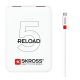 SKROSS RELOAD 5 vésztöltő 2 USB aljzat (5000mAh, 5W + microUSB kábel) FEHÉR