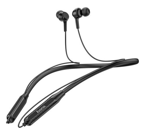 HOCO ES51 bluetooth fülhallgató SZTEREO (v5.0, nyakba akasztható mágneses, mikrofon, SPORT) FEKETE