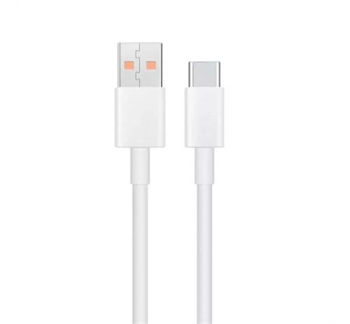 XIAOMI adatkábel (USB - Type-C, 6A, PD gyorstöltő, 100cm) FEHÉR