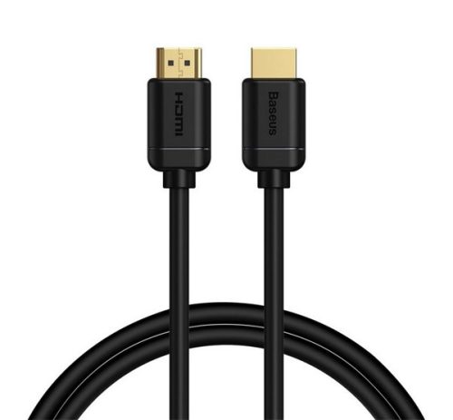 BASEUS TV/HDMI kábel (19pin, HDMI-A - HDMI-A, v2.0, 4K 60Hz, 100cm) FEKETE