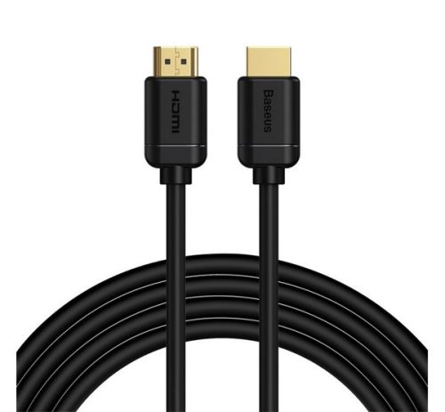 BASEUS TV/HDMI kábel (19pin, HDMI-A - HDMI-A, v2.0, 4K 60Hz, 300cm) FEKETE