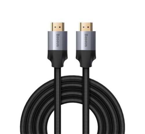 BASEUS ENJOYMENT SERIES HDMI kábel (v2.0, 4K, 3D, 60Hz, 300cm) FEKETE/SZÜRKE