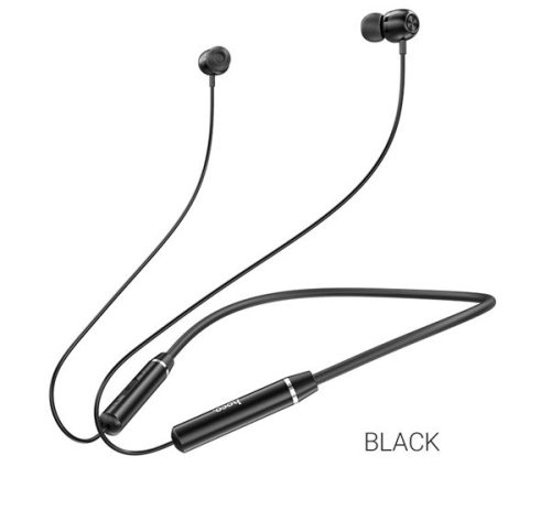 HOCO ES53 bluetooth fülhallgató SZTEREO (v5.0, nyakba akasztható, mikrofon, SPORT) FEKETE