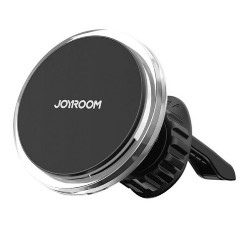 JOYROOM autós tartó (szellőzőre, 360°, gyorstöltő, 15W, MagSafe) EZÜST