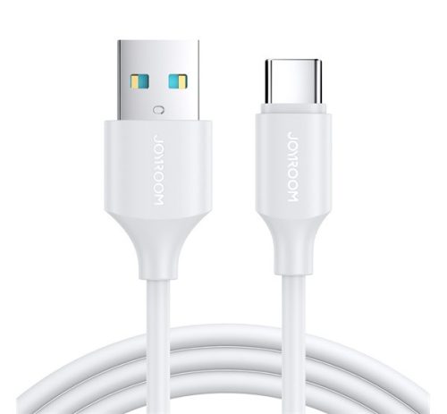 JOYROOM adatkábel (USB - Type-C, 3A, PD gyorstöltő, 100cm) FEHÉR