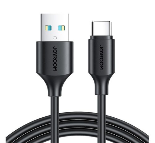 JOYROOM adatkábel (USB - Type-C, 3A, PD gyorstöltő, 100cm) FEKETE