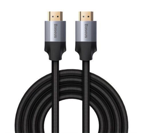 BASEUS ENJOYMENT SERIES HDMI kábel (v2.0, 4K, 3D, 60Hz, 150cm) FEKETE/SZÜRKE