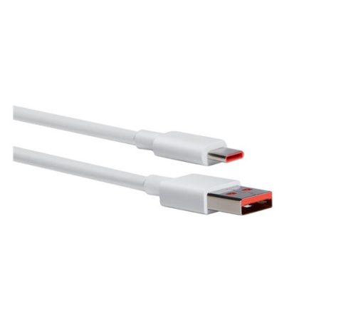 XIAOMI adatkábel (USB - Type-C, 6A, PD gyorstöltő, 100cm) FEHÉR