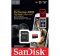 SANDISK EXTREME PRO memóriakártya 128GB (microSDXC, Class 10, UHS-1, 200MB/s) + SD adapter