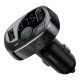 BASEUS bluetooth FM transmitter autós töltő FEKETE