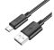 HOCO X88 adatkábel (USB - microUSB, 2.4A, gyorstöltő, 100cm) FEKETE