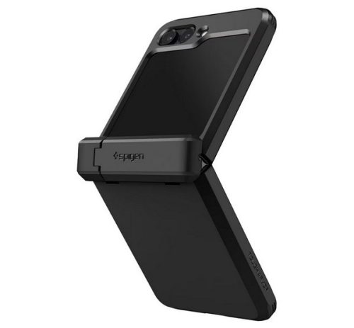 SPIGEN TOUGH ARMOR szilikon telefonvédő (ütésállóság, kitámasztó) FEKETE