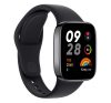 REDMI Watch 3 Active okosóra (szilikon szíj, aktivitásmérő, pulzusmérő, 5ATM, vízálló, 100 sport mód) FEKETE