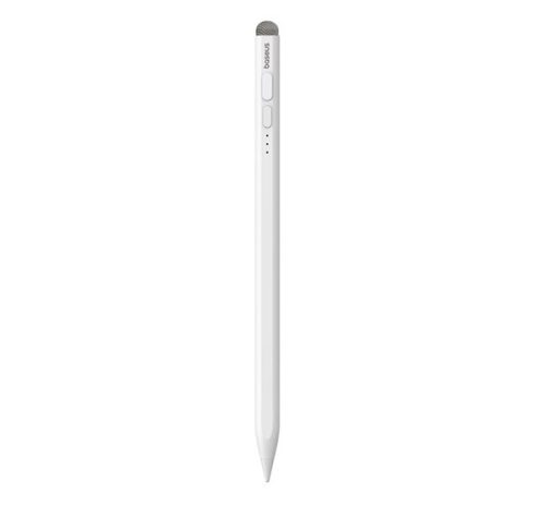 BASEUS SMOOTH WRITING 2 érintő ceruza (aktív, kapacitív, LED jelzés + póthegy) FEHÉR Apple Pencil kompatibilis