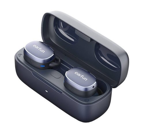 EARFUN FREE PRO 3 bluetooth fülhallgató SZTEREO (v5.3, TWS, mikrofon, aktív zajszűrő + töltőtok) SÖTÉTKÉK