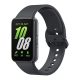 SAMSUNG Galaxy Fit 3 bluetooth okoskarkötő (szilikon szíj, aktivitásmérő, 5 ATM, IP68 vízálló) SÖTÉTSZÜRKE