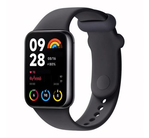 XIAOMI Smart Band 8 Pro bluetooth okoskarkötő (v5.3, aktivitásmérő, 150 sport mód, GPS, vízálló, 5 ATM) FEKETE