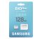 SAMSUNG memóriakártya 128GB (microSDXC EVOPlus Blue Wave - Class 10, UHS-1) + SD adapter