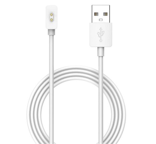 Töltőkábel USB (mágneses, 100cm) FEHÉR