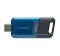 KINGSTON DT 80 M pendrive/USB Stick (Type-C 3.2, Gen 1) 256GB SÖTÉTKÉK