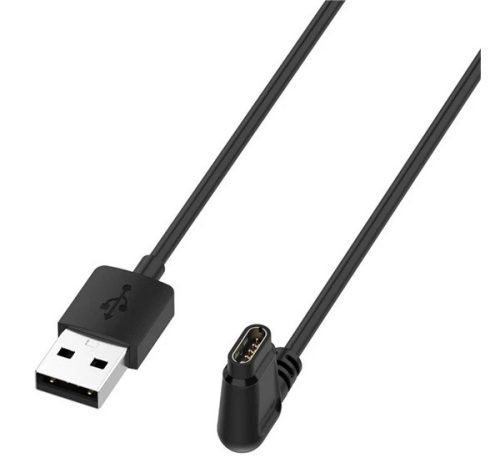 Töltőkábel USB (mágneses, 100cm) FEKETE