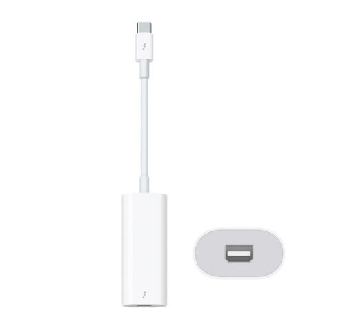 APPLE THUNDERBOLT adapter (Thunderbolt 3 Type-C - Thunderbolt 2 aljzat) FEHÉR