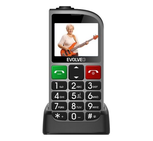 EVOLVEO EP-801 EasyPhone FL mobiltelefon EZÜST