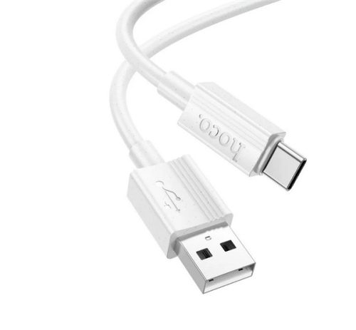 HOCO X107 adatkábel (USB - Type-C, 3A, 100cm) FEHÉR