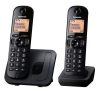 PANASONIC KX-TGC212PDB telefon készülék (vezeték nélküli, 1 bázis, 2 kézibeszélő) FEKETE