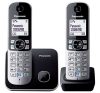 PANASONIC KX-TG6812PDB telefon készülék (vezeték nélküli, 1 bázis, 2 kézibeszélő) EZÜST