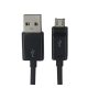 Adatkábel (USB - microUSB, 120cm) FEKETE