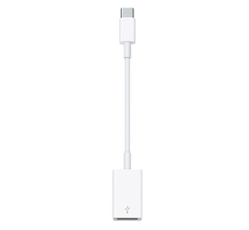 APPLE adapter kábel (USB aljzat - Type-C, 12cm) FEHÉR