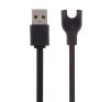 Töltőkábel USB (mágneses, 15cm) FEKETE