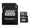 GOODRAM memóriakártya 256GB (microSDXC - Class 10, UHS-1) + SD adapter