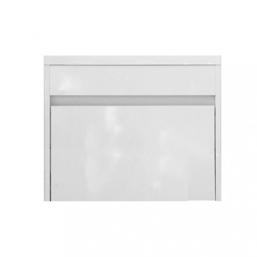 Primo 80 alsó fürdőszoba bútor mosdóval tükörfényes fehér színben
